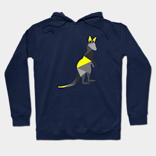 Grey kangaroo Hoodie